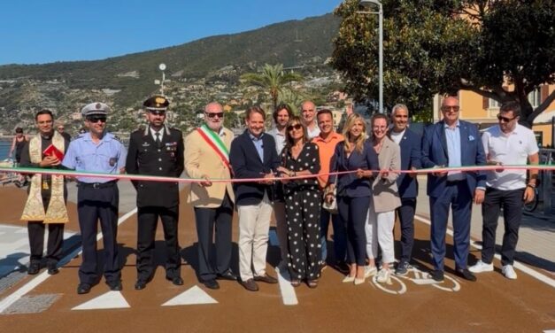 Ospedaletti festeggia il completamento della pista ciclabile: 45 chilometri ininterrotti fino ad Andora