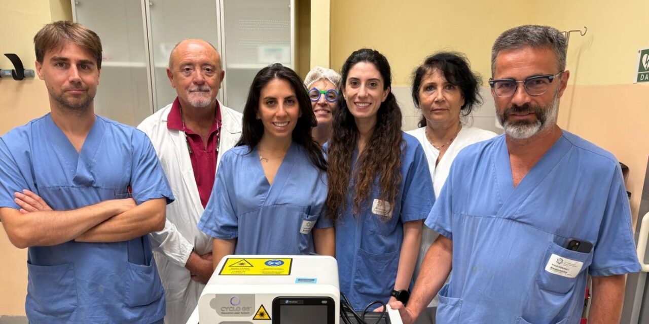 Alessandria, l’Ospedale si dota di un nuovo laser per la cura del glaucoma grazie alla donazione di Trust Leonora