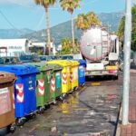 Temperature elevate e cattivi odori: scatta a Ventimiglia il piano di sanificazione dei bidoni dei rifiuti