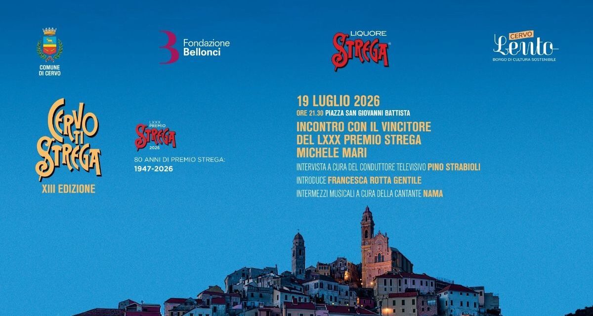 Cervo ti Strega: il gran finale con Michele Mari, vincitore dell’80° Premio Strega
