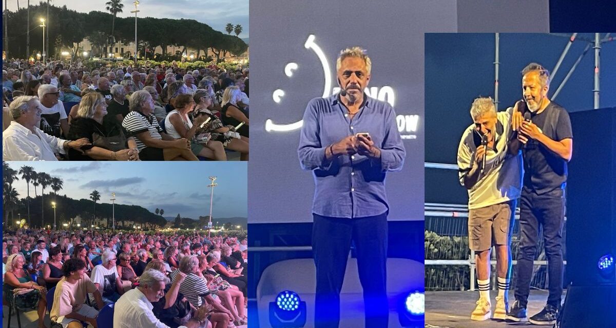 Max Pisu, Carmine Esposito ed Enrico Luparia deliziano il pubblico di Diano Marina e stasera i fuochi