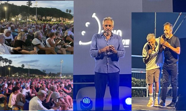 Max Pisu, Carmine Esposito ed Enrico Luparia deliziano il pubblico di Diano Marina e stasera i fuochi