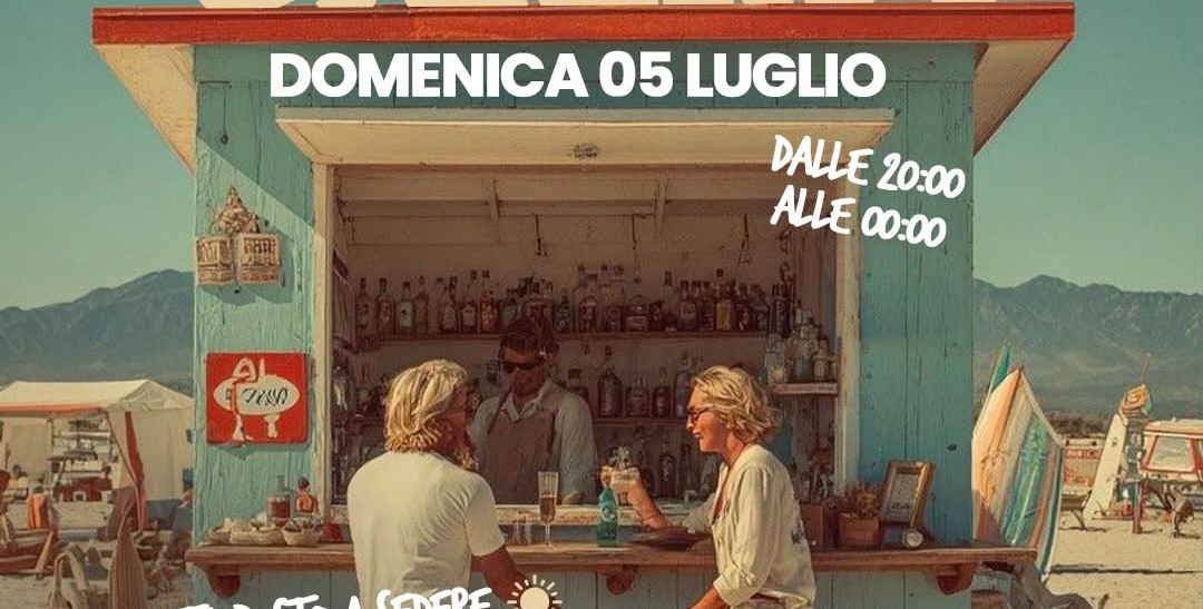 “Spiaggia Libera” a Sale: al Caffè del Mercato l’estate anni ’90 tra musica e giochi da tavolo