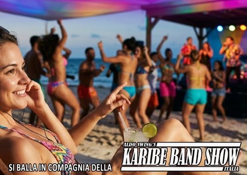 Ritmi latini e rock in riva al mare, sabato a Diano Marina con la band dianese Karibe Band Show
