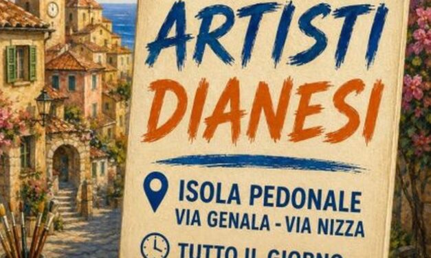 Domenica all’insegna dell’arte a Diano Marina: nell’isola pedonale tornano le esposizioni a cielo aperto
