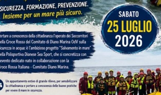 Sicurezza in mare e primo soccorso: a Diano Marina le simulazioni per prevenire gli annegamenti