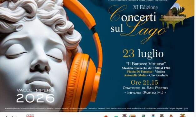 Il Barocco Virtuoso” fa tappa a Imperia: musica e suggestioni all’Oratorio di San Pietro