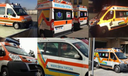 Una nuova ambulanza per la Misericordia: il maxicontributo della Fondazione Cassa di Risparmio di Tortona