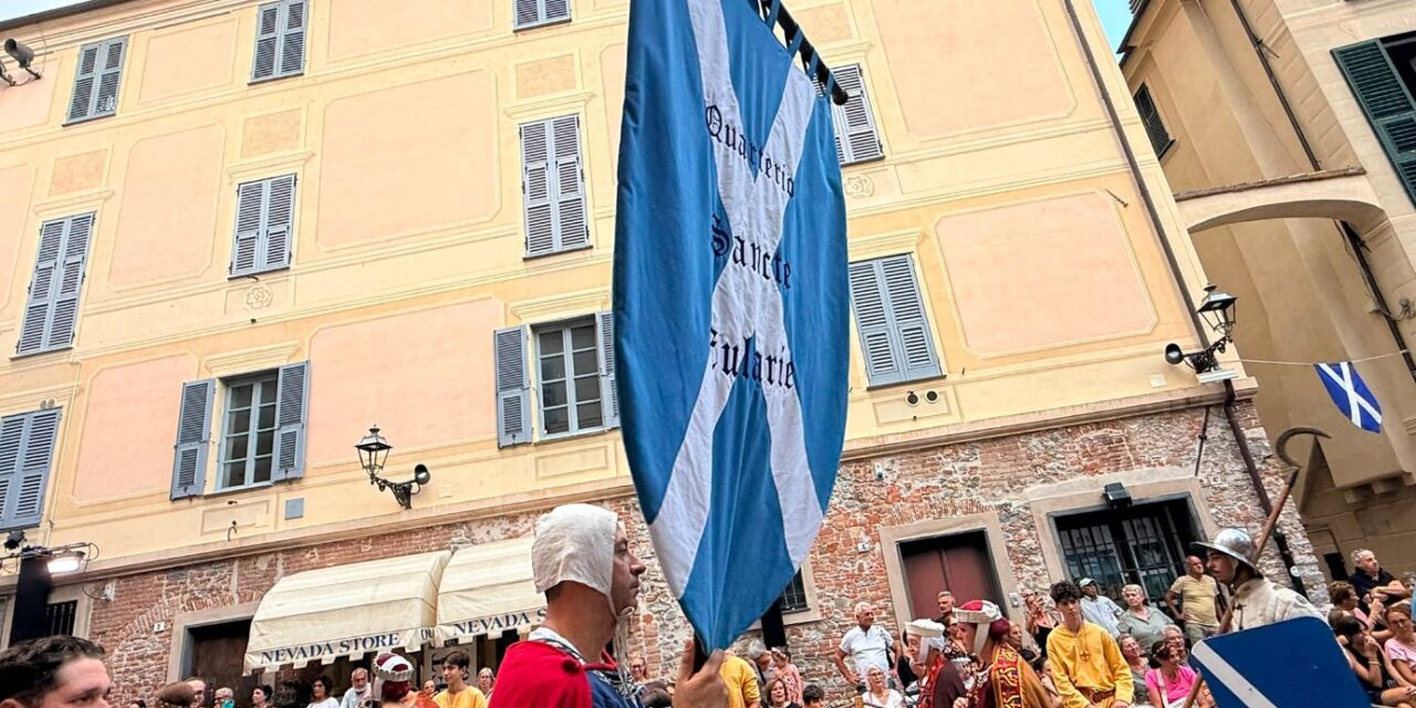XVI Palio Storico di Albenga, al via i festeggiamenti: Sant’Eulalia domina la prima serata