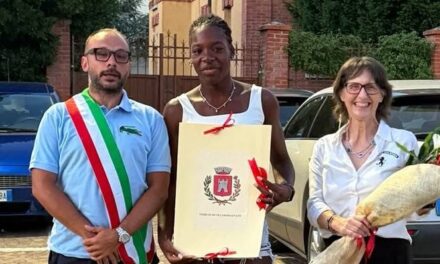 Villaromagnano in festa per Silvia Canape: la neocampionessa italiana  premiata dal Sindaco Alberto Fava