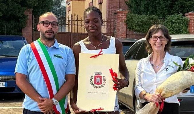 Villaromagnano in festa per Silvia Canape: la neocampionessa italiana  premiata dal Sindaco Alberto Fava