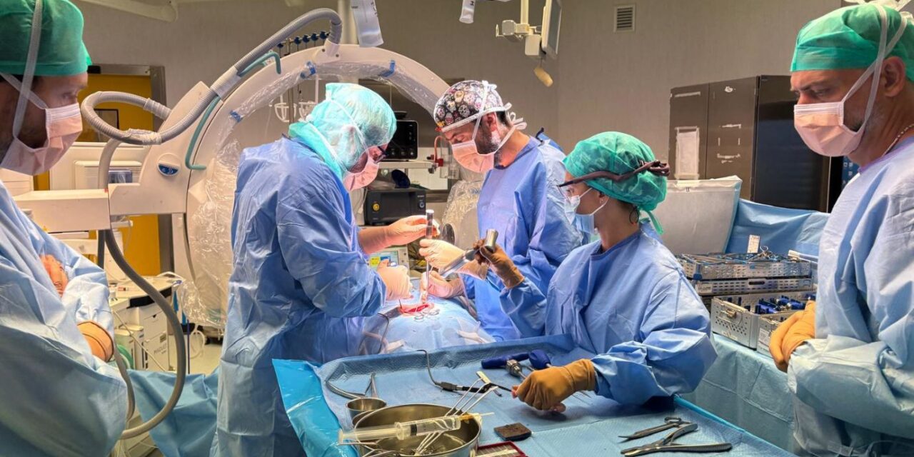 Innovazione all’Ospedale di Alessandria: protesi su misura per un complesso intervento alla colonna vertebrale
