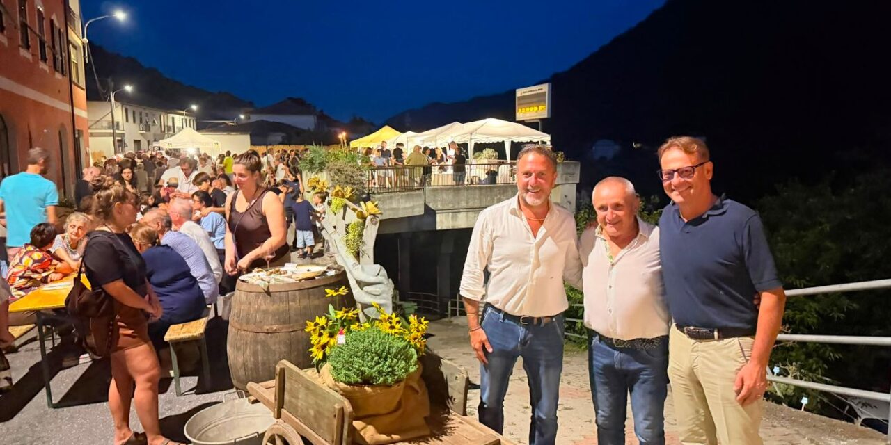 A Ranzo il successo de “Le Notti del Vino”: Scajola e Piana celebrano le eccellenze dell’entroterra