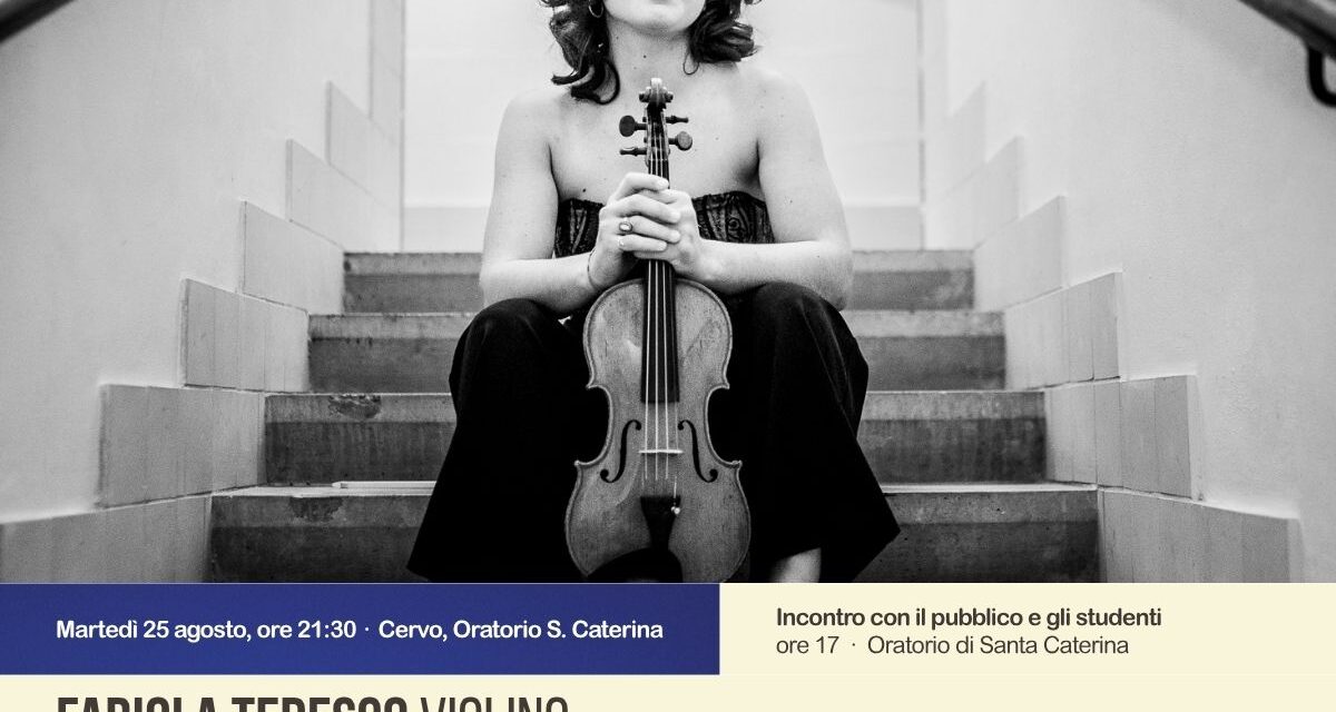 Cervo, grande musica all’Oratorio di Santa Caterina: Fabiola Tedesco in concerto con una prima assoluta