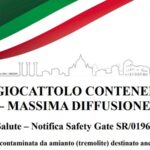 Rischio amianto, allarme per un giocattolo a forma di carota: “Massima attenzione anche nelle scuole e negli asili”