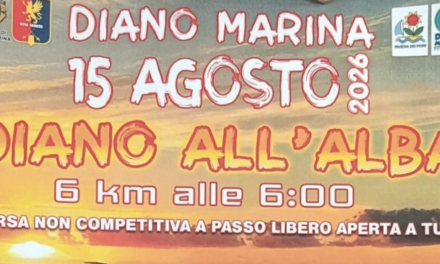 Ferragosto di corsa a Diano Marina: torna la “Diano all’alba – 6 km alle 6”