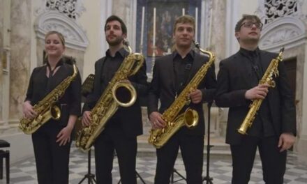 A Dolcedo le sfumature del sax: il Quartetto Cherubini in concerto in piazzetta San Tommaso