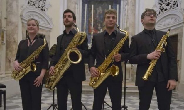 A Dolcedo le sfumature del sax: il Quartetto Cherubini in concerto in piazzetta San Tommaso