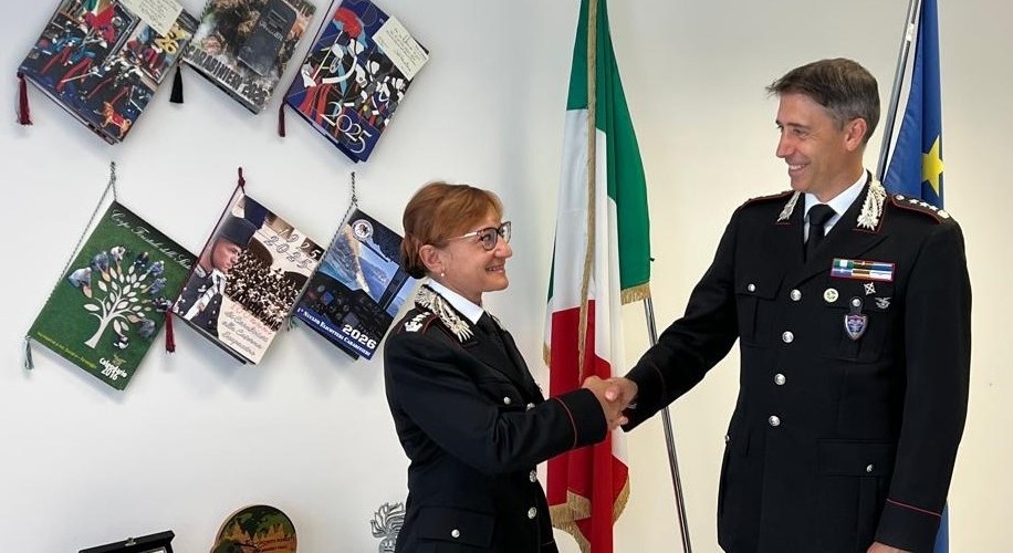 Cambio della guardia ai Forestali: il Tenente Colonnello Roberta Ubaldo assume il comando interprovinciale