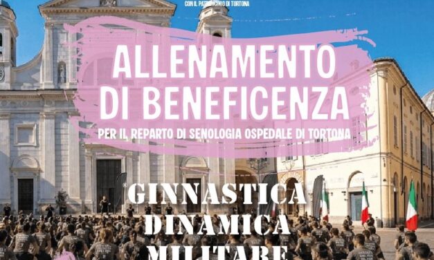 Sport e solidarietà in piazza Duomo a Tortona: arriva la Ginnastica Dinamica Militare