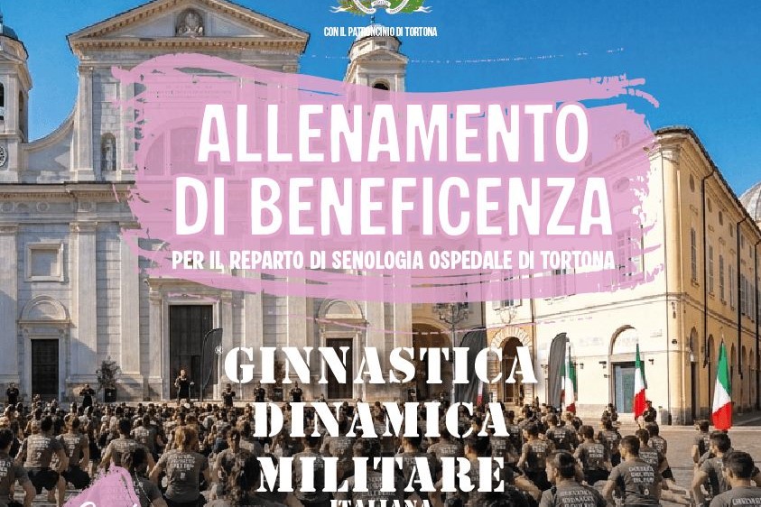 Sport e solidarietà in piazza Duomo a Tortona: arriva la Ginnastica Dinamica Militare