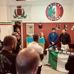 Nove anni di Azione Tortona, Mantovani: «L’identità italiana deve prevalere». Incontro in via Bandello con il vicesindaco Calore