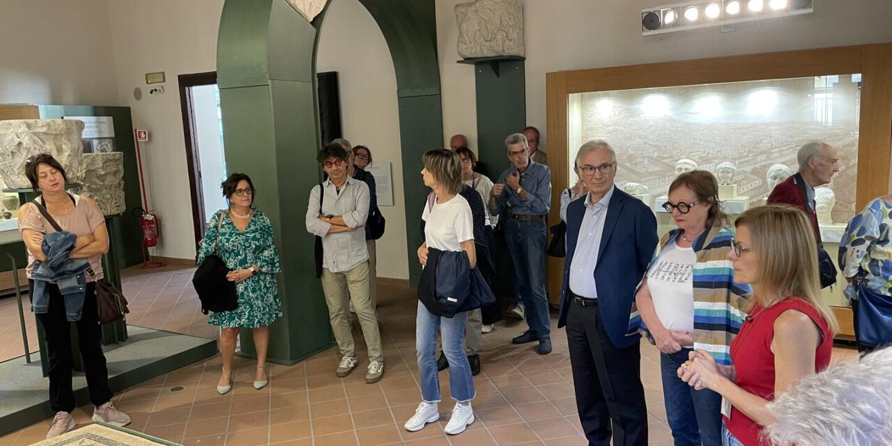 Giornate del Patrimonio a Tortona, successo per la visita guidata da Garbarino e Comba al Museo Archeologico Derthona