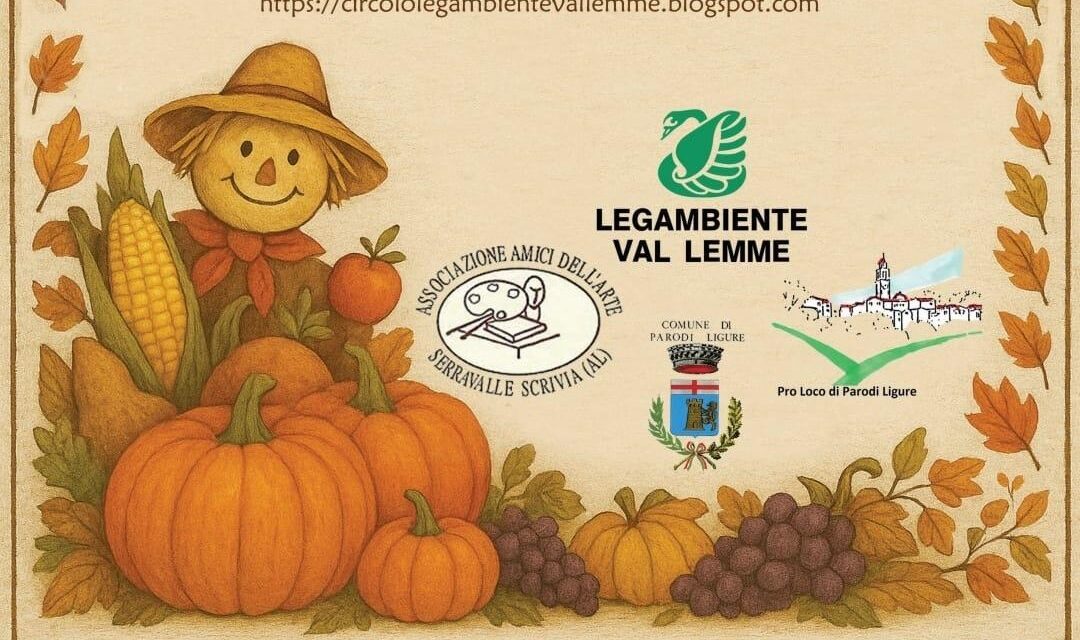Sapori d’autunno a Parodi Ligure: domenica torna la tradizionale Fiera della Zucca e il mercato contadino