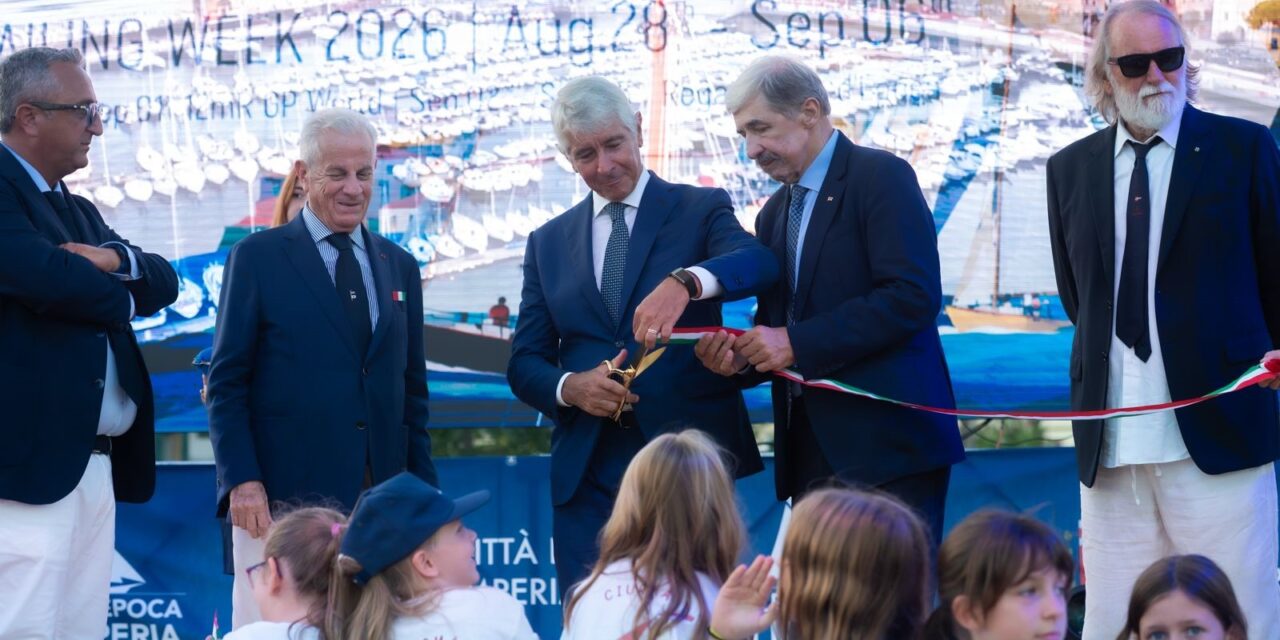 Imperia accoglie le “regine del mare”: il Ministro Abodi, Bucci e Scajola inaugurano la 40esima edizione delle Vele d’Epoca