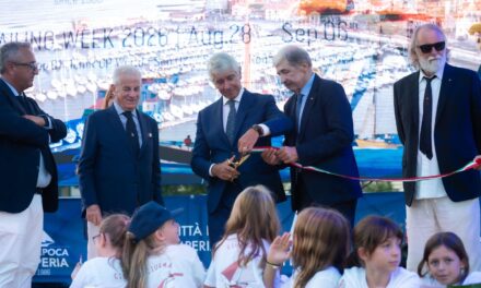 Imperia accoglie le “regine del mare”: il Ministro Abodi, Bucci e Scajola inaugurano la 40esima edizione delle Vele d’Epoca