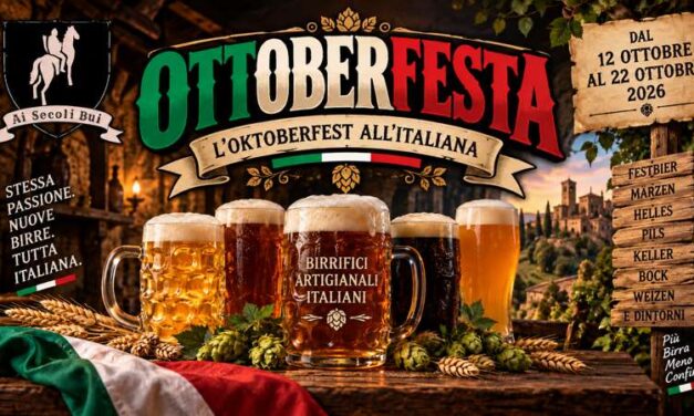 A San Bartolomeo al Mare arriva l’”Ottoberfesta”: la birra artigianale italiana protagonista Ai Secoli Bui