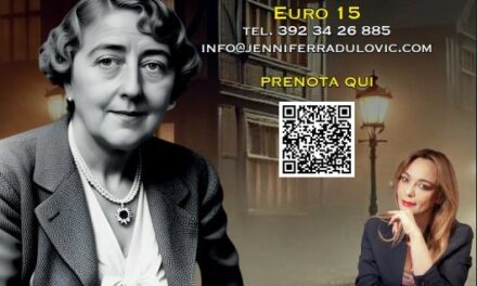 Agatha Christie tra enigmi e delitti: a Tortona la performance narrativa cult di Jennifer Radulovic
