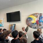 “Materia e movimento” conquista i giovani: le classi medie di Pontecurone incontrano le artiste in Sala Berri