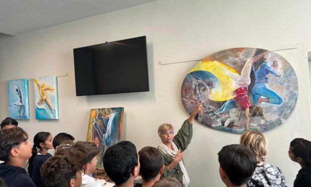 “Materia e movimento” conquista i giovani: le classi medie di Pontecurone incontrano le artiste in Sala Berri