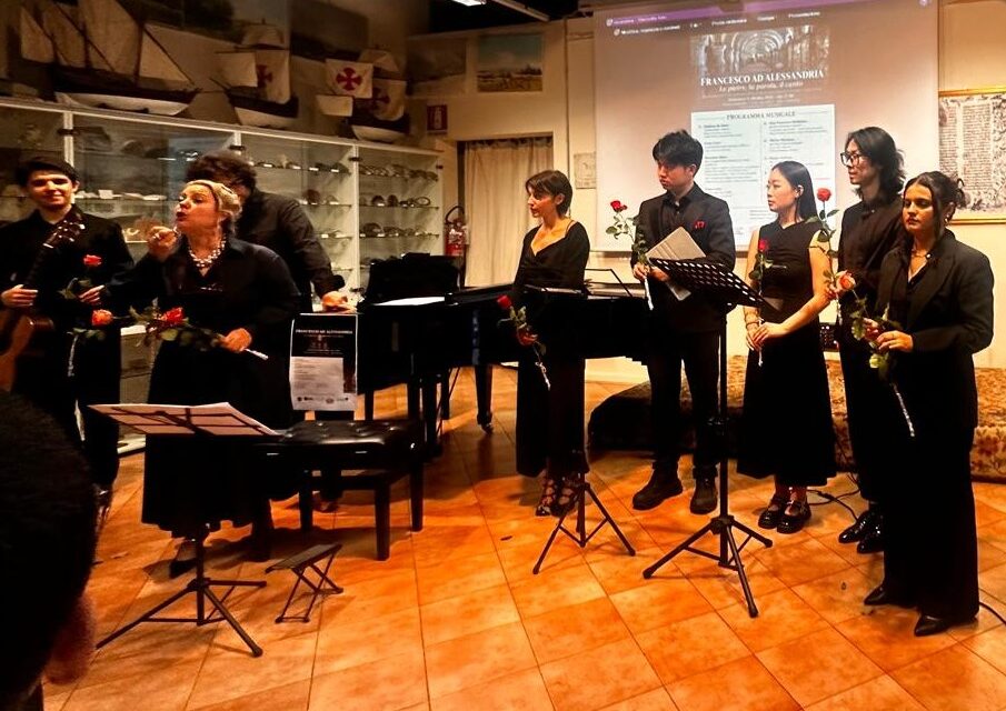 “Francesco ad Alessandria”: al Museo della Gambarina due ore di storia, musica ed emozioni per l’ottavo centenario del Santo