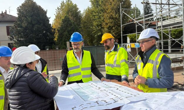 L’ospedale di Tortona rinasce e si amplia: sopralluogo al cantiere del nuovo blocco da tre piani con sale operatorie e terapia intensiva